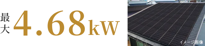 最大4.68kW