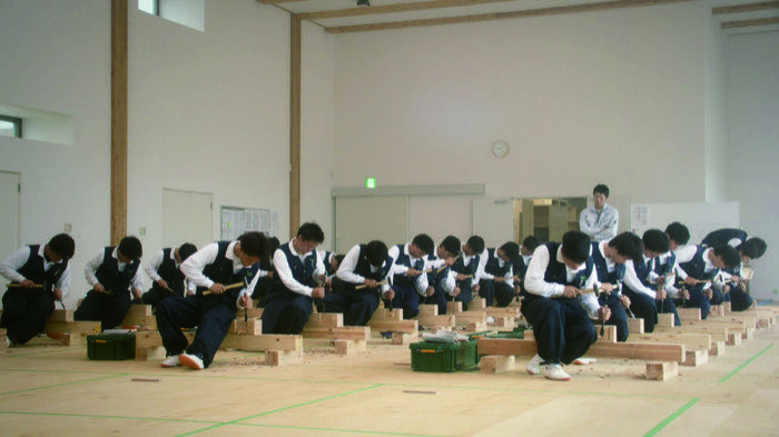 ポラス建築技術訓練校での実習