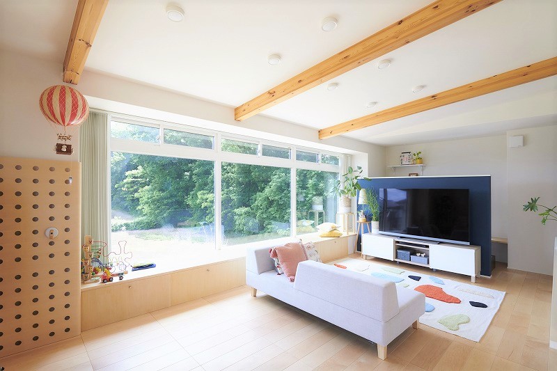 2階リビング-施工事例