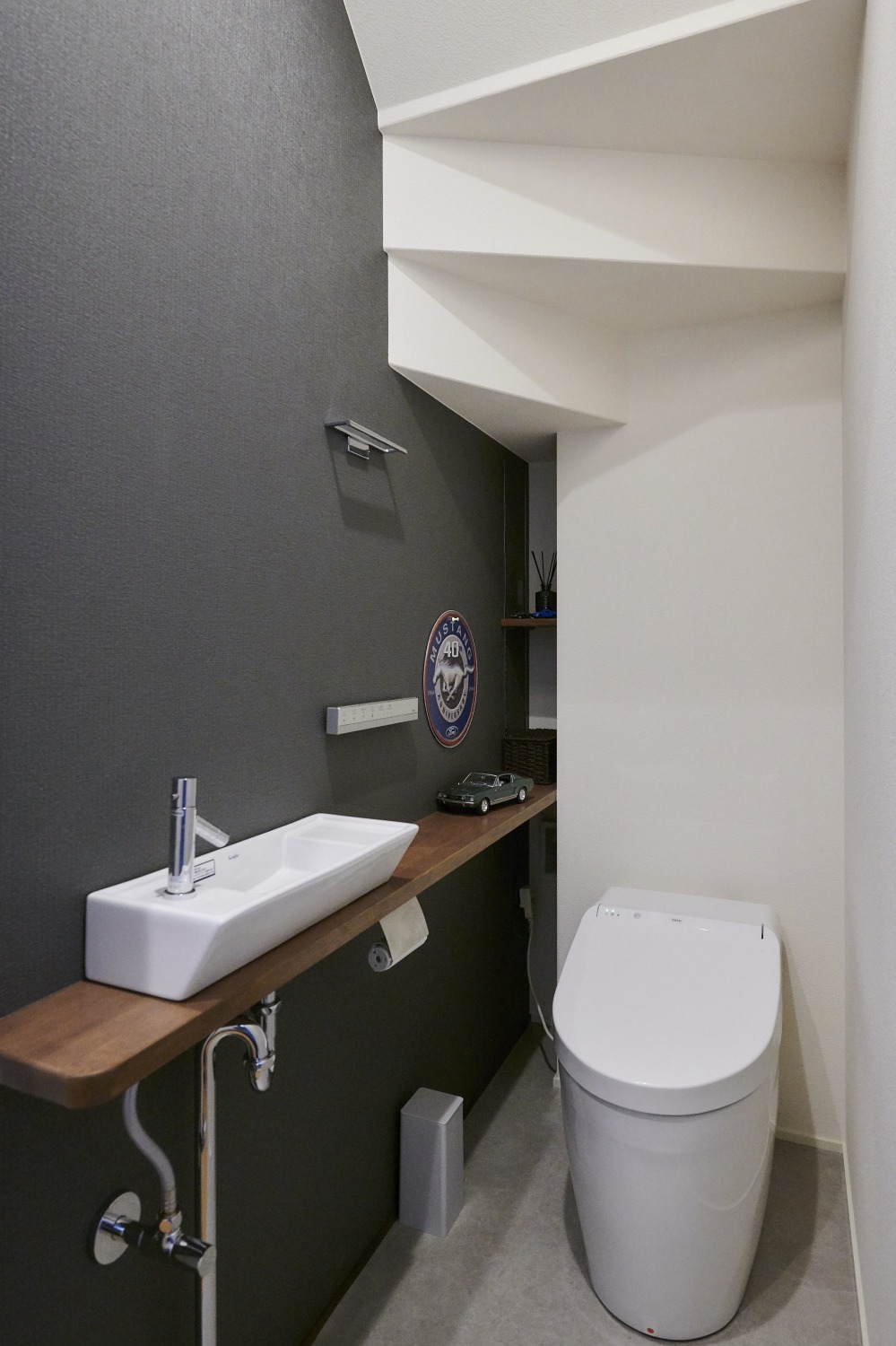 空間を有効活用したトイレの画像