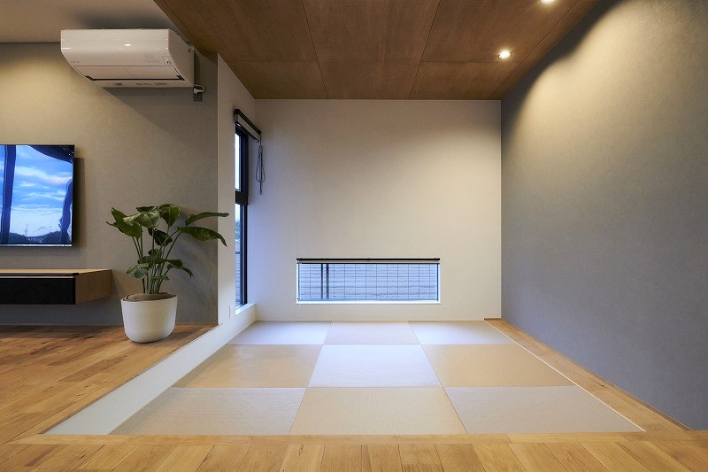 景色を楽しむ平屋hausの画像