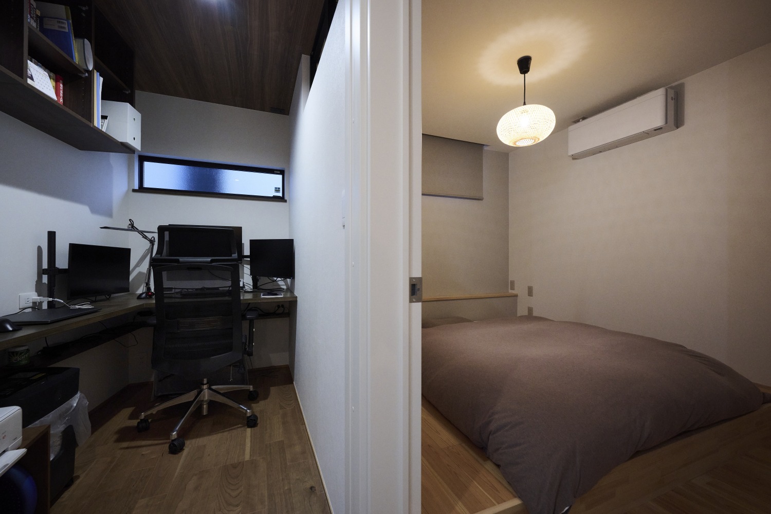 仕事やプライベートを堪能できる1階部分の画像