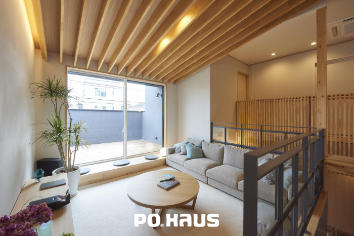 2階リビングのある展示場