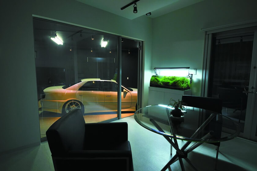 ガレージ 「趣味の車」と「熱帯魚」の画像
