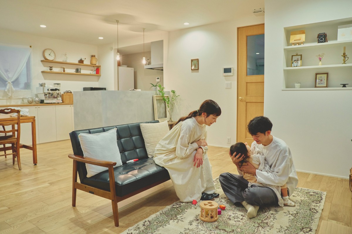 控えめながらも上品さを漂わせるフレンチモダンな空間の画像