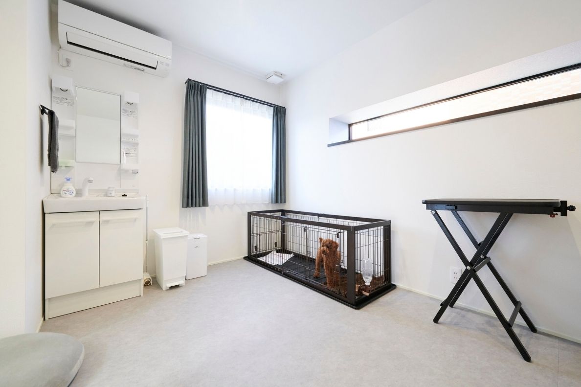 わんちゃんが快適に過ごせるペットルームの画像