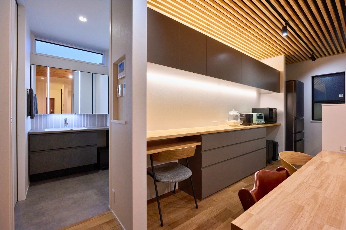 家事動線に配慮したゾーニングの画像