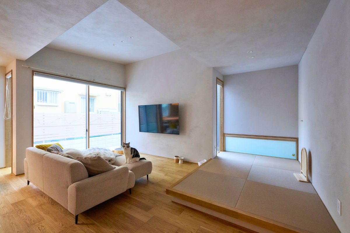 家族みんながくつろげる畳コーナーの画像