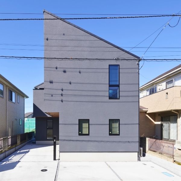 勾配天井が開放感を生む家の画像