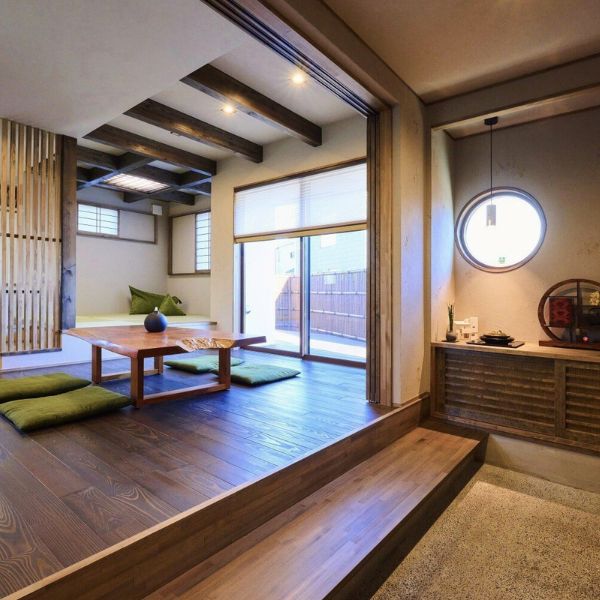 座の暮らしを意識した和みの家の画像